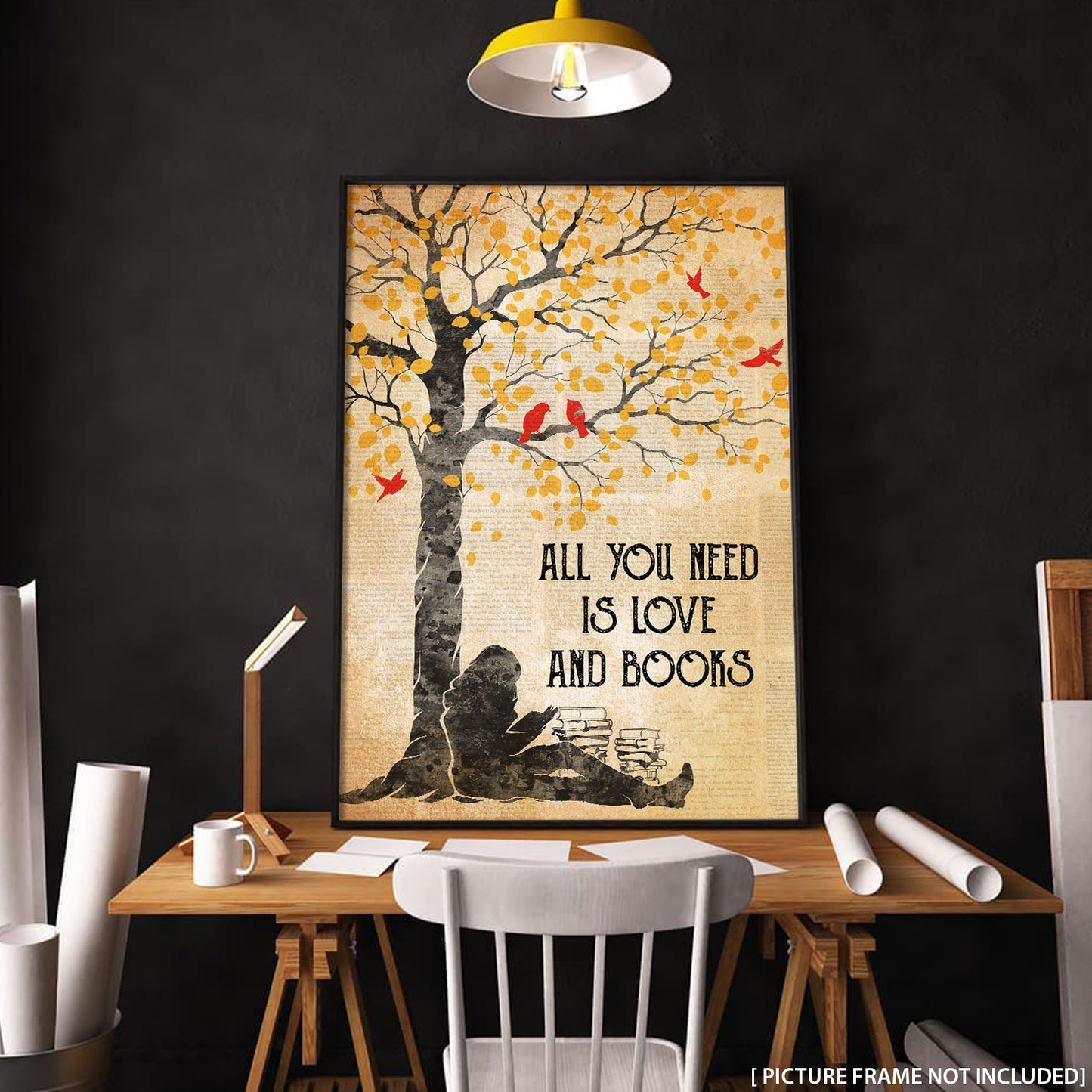 Book Love And Books - Personalizedwitch Vertical Poster For Bookworm