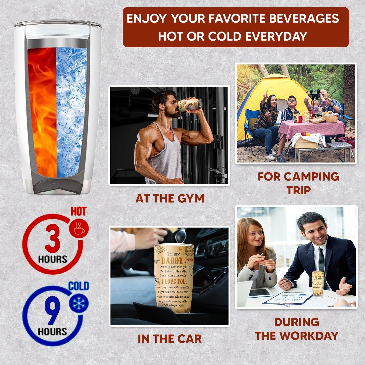 1St Fathers Day Gifts For New Dads Lion 20Oz Tumbler