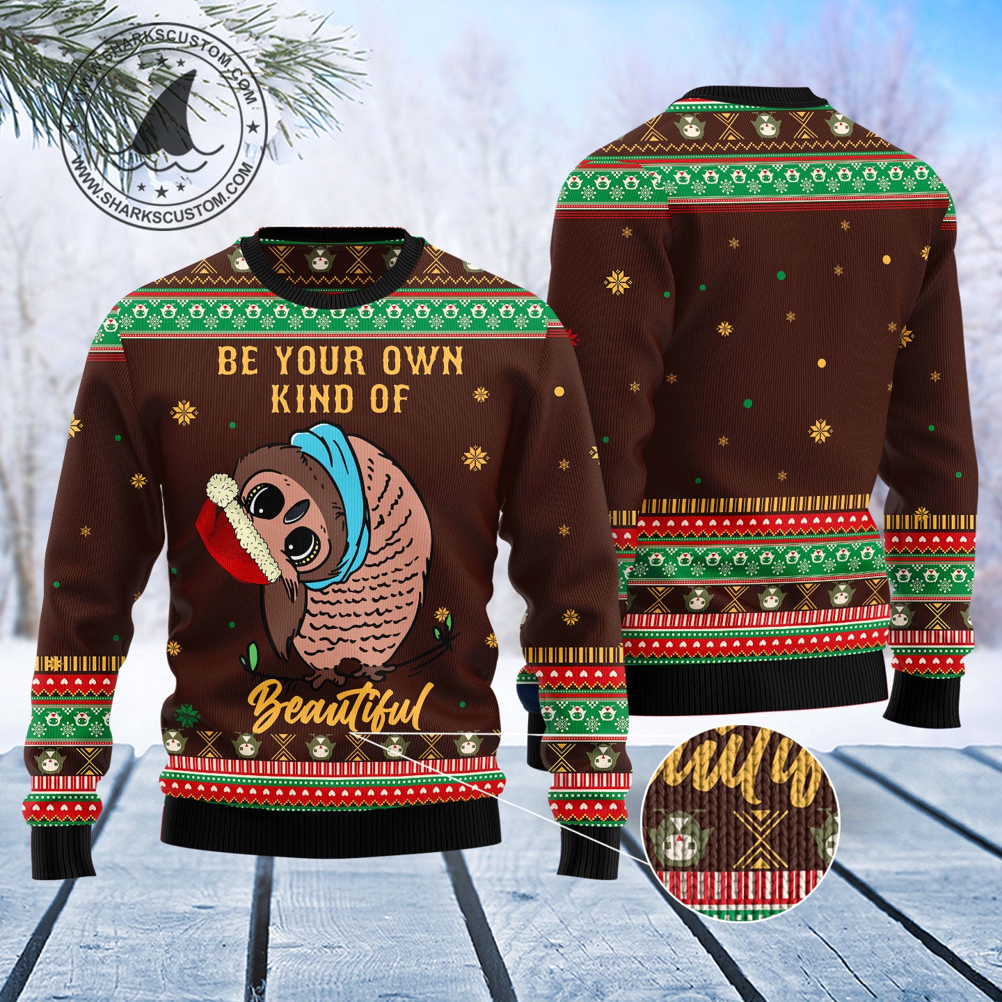Owl Beautiful T1111 Ugly Christmas Sweater