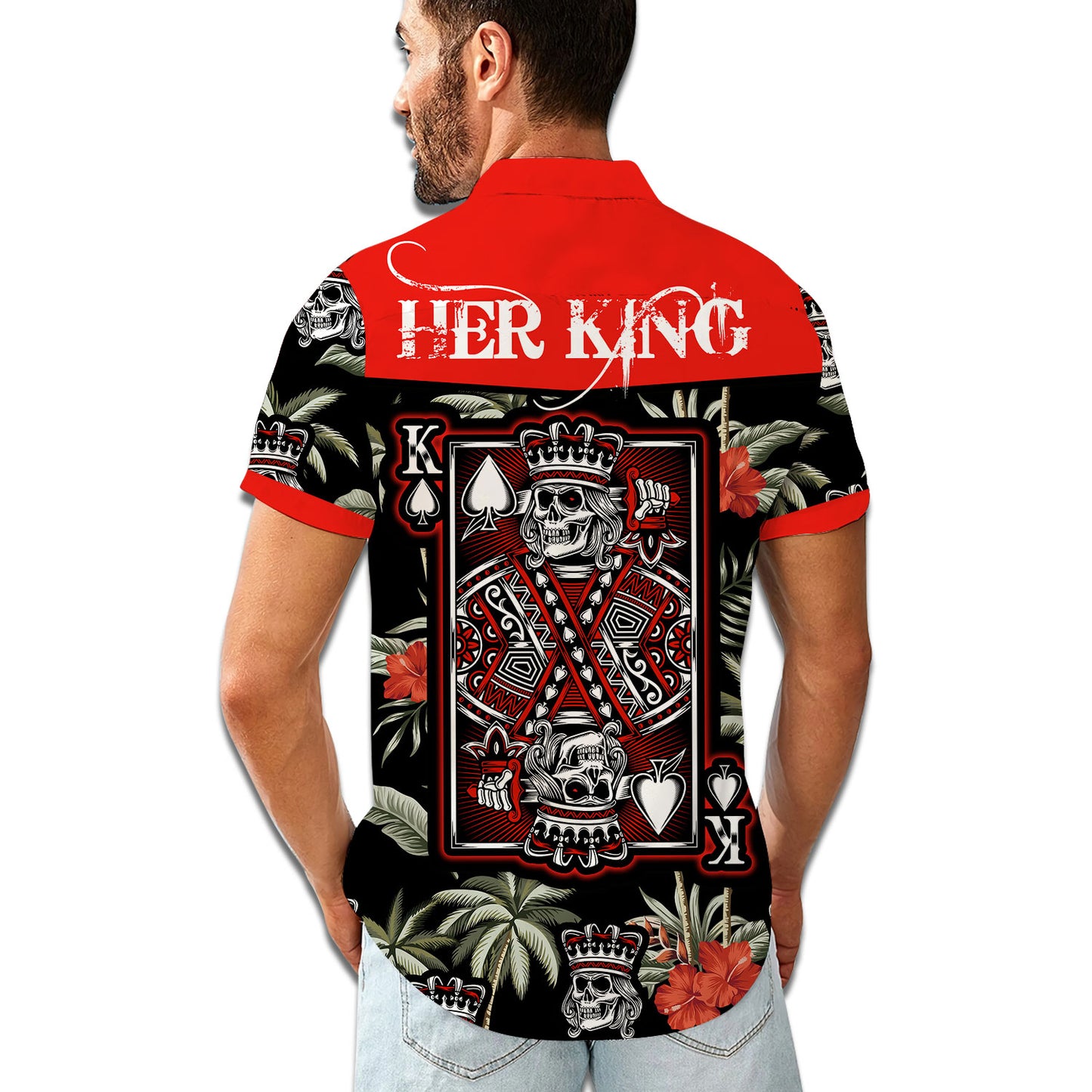 Her King His Queen Matching Hawaiian Shirt Personalizedwitch For Couple