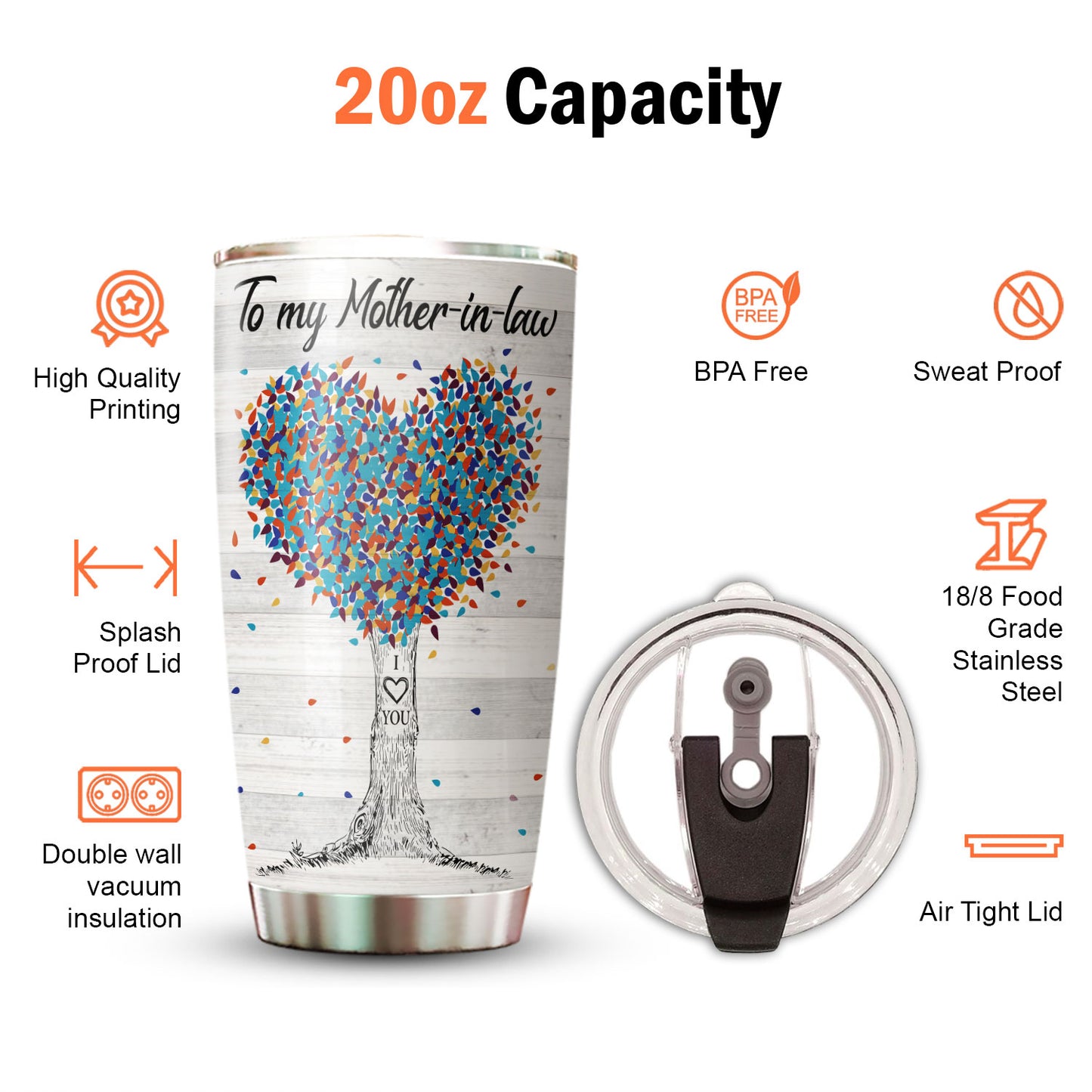 Thank You Mother-in-law 20Oz Tumbler