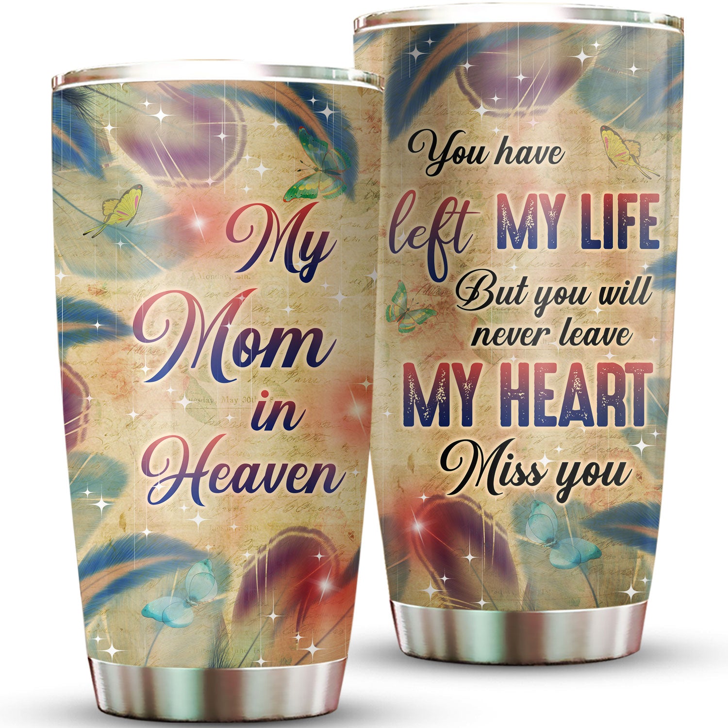 My Angel Mom In Heaven Missing You Always 20Oz Tumbler