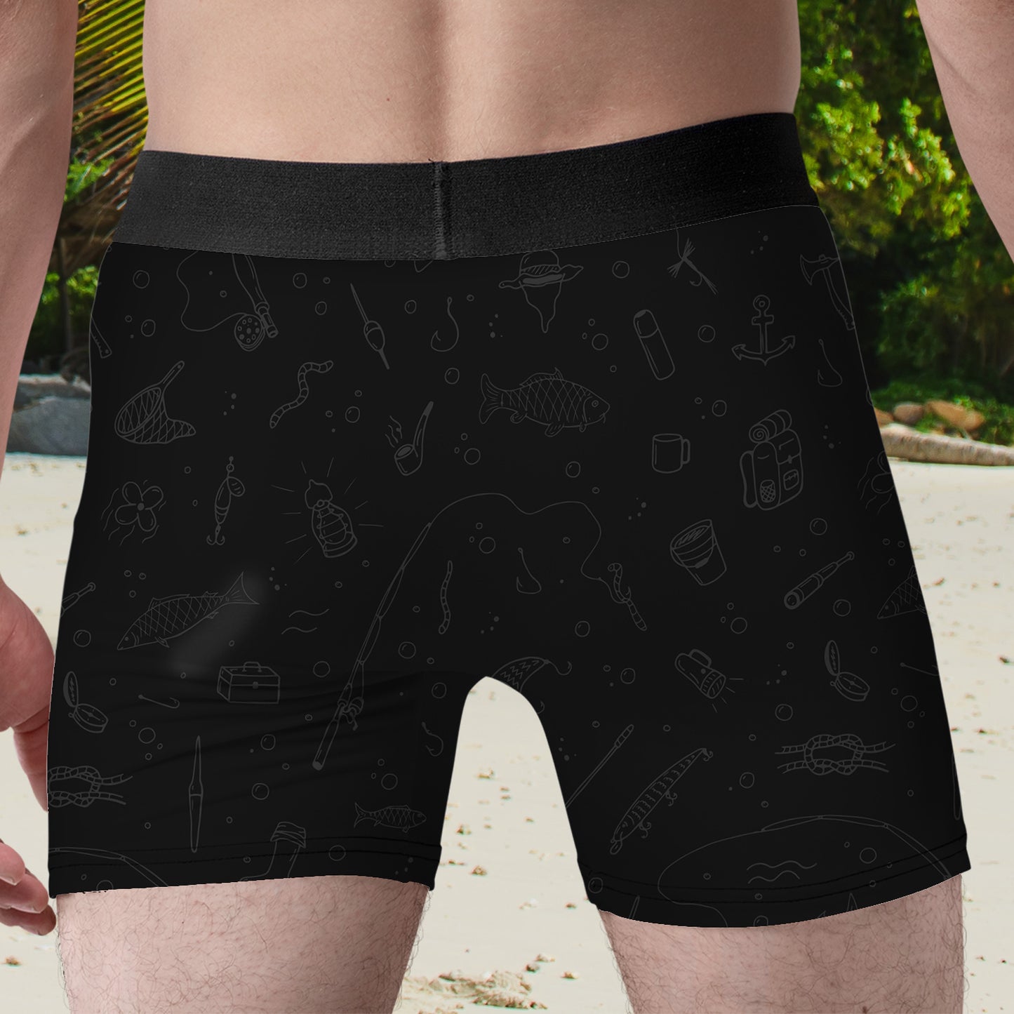 I'll Show You My Pole If You Show Me Bobbers Men's Boxer Brief