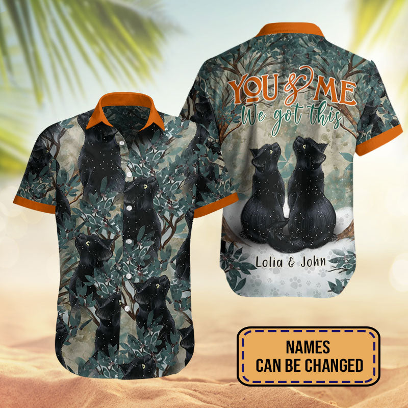 You And Me We Got This Custom Names - Hawaiian Shirt Personalizedwitch For Beer Lover