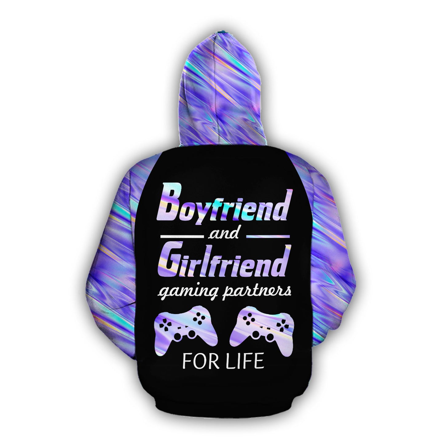Gaming Partner For Life All Over Print 3D Matching Hoodie For Gamer