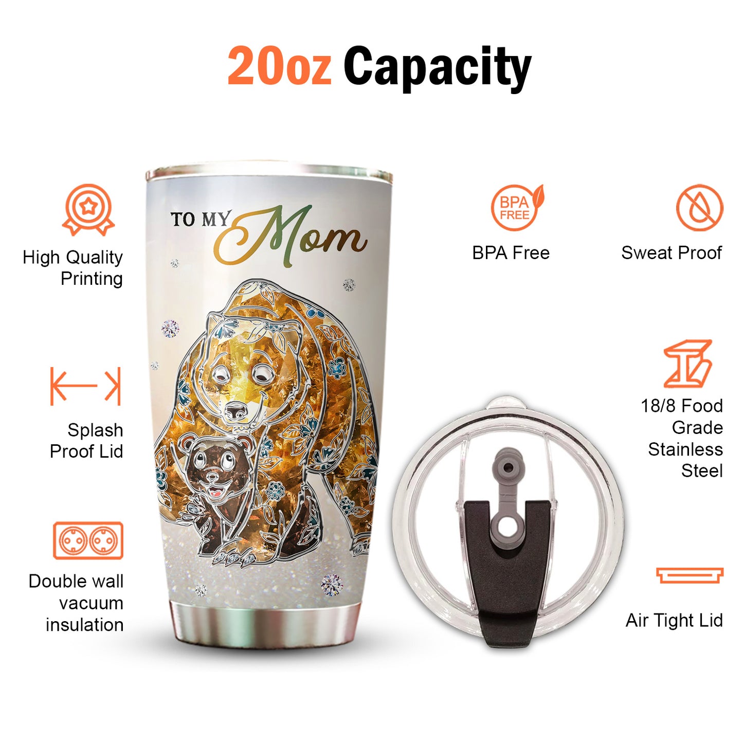 Mama Bear You Are The Best 20Oz Tumbler