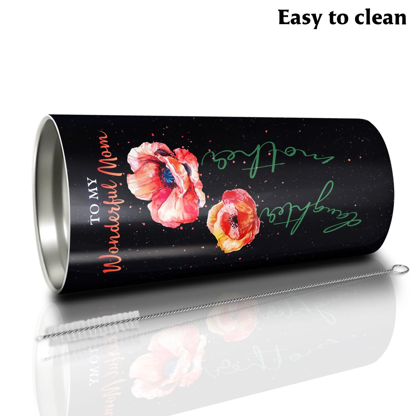 To My Wonderful Mom Custom Name 20Oz Tumbler