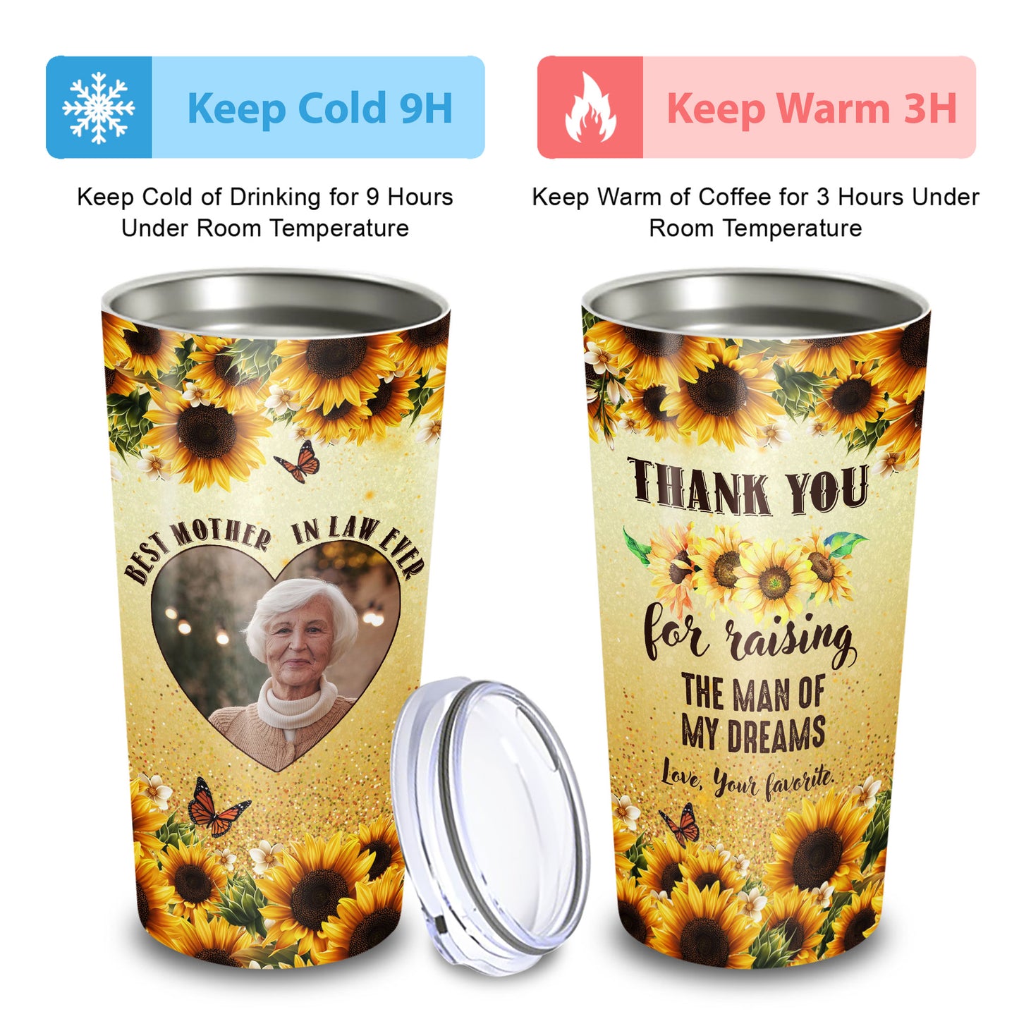 Mother In Law Thanks For Raising The Man Of My Dreams 20Oz Tumbler