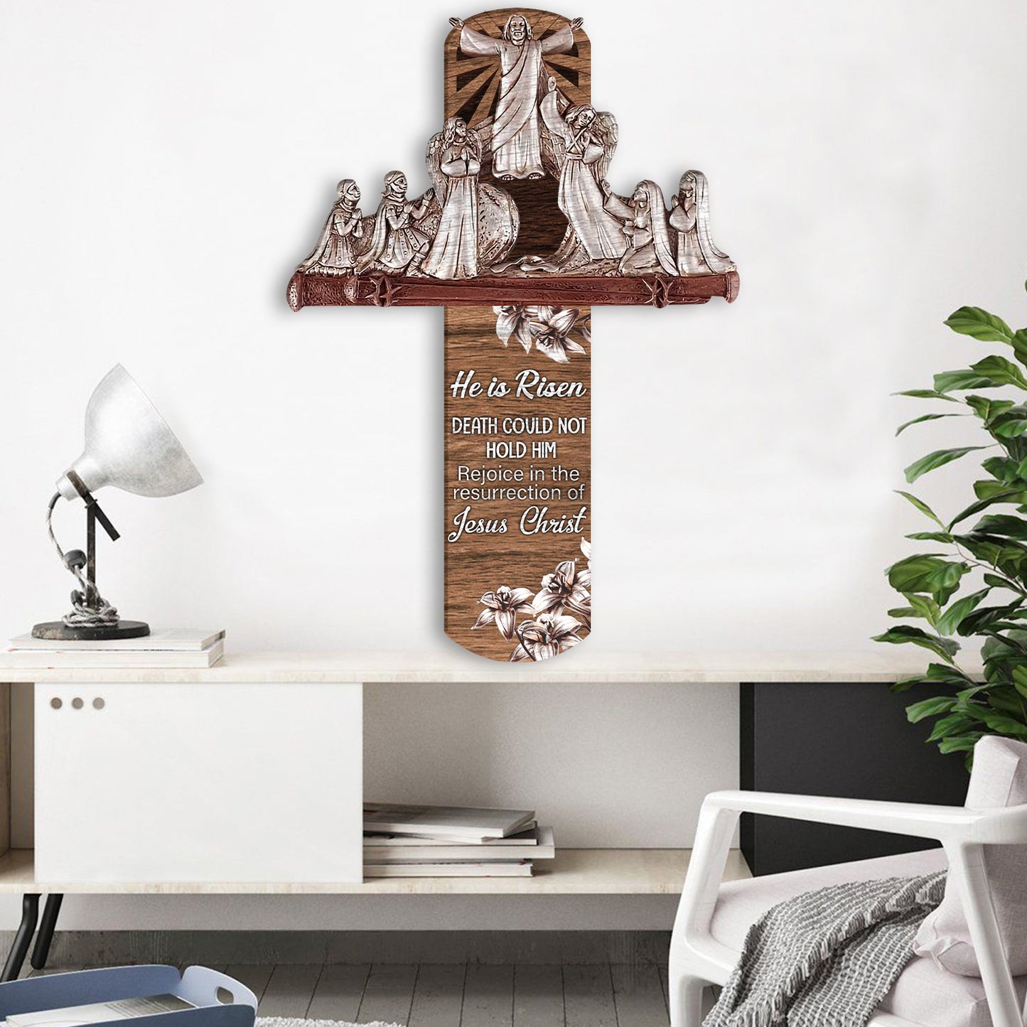 He Is Risen Death Could Not Hold Him Wooden Sign Personalizedwitch