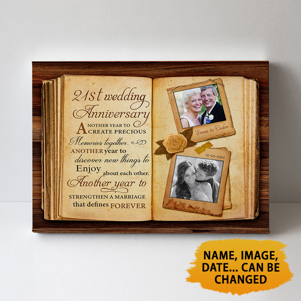 21st Wedding Anniversary Another Year To Create Memories Together