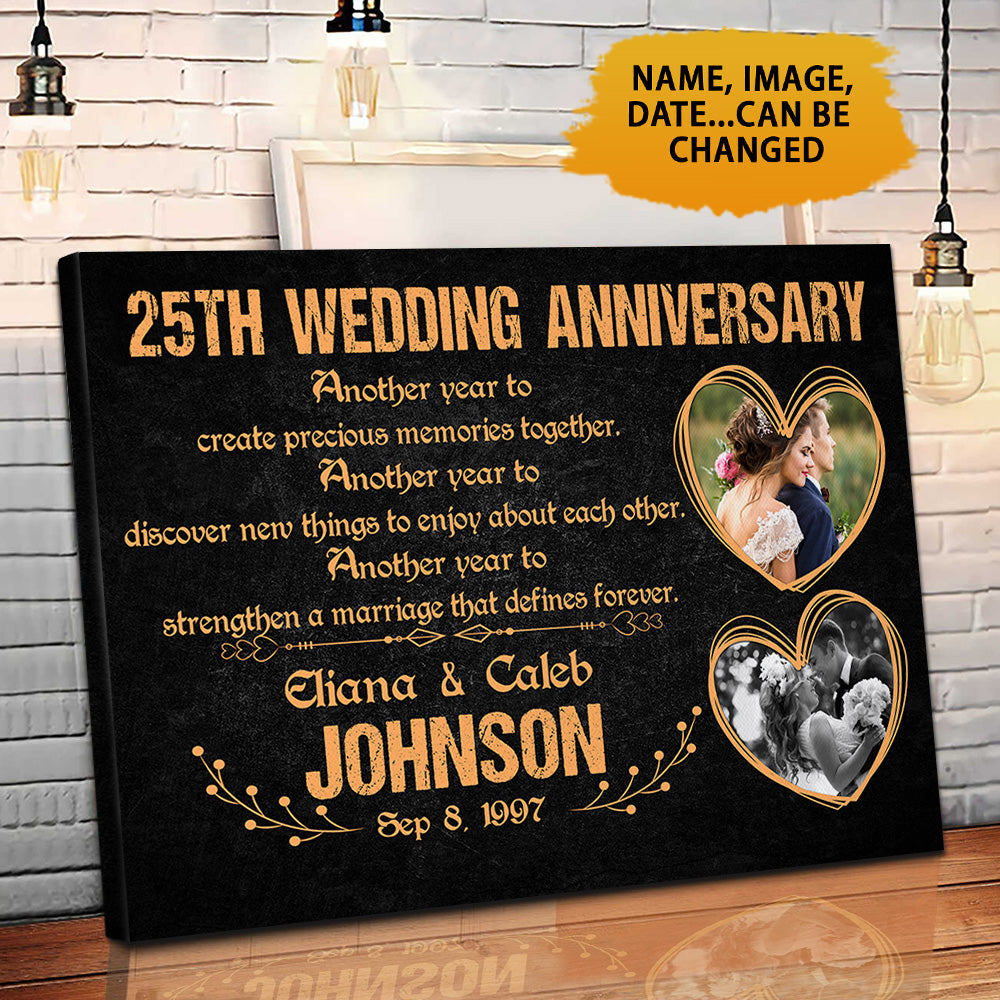 25th Wedding Anniversary Another Year To Create Memories Together