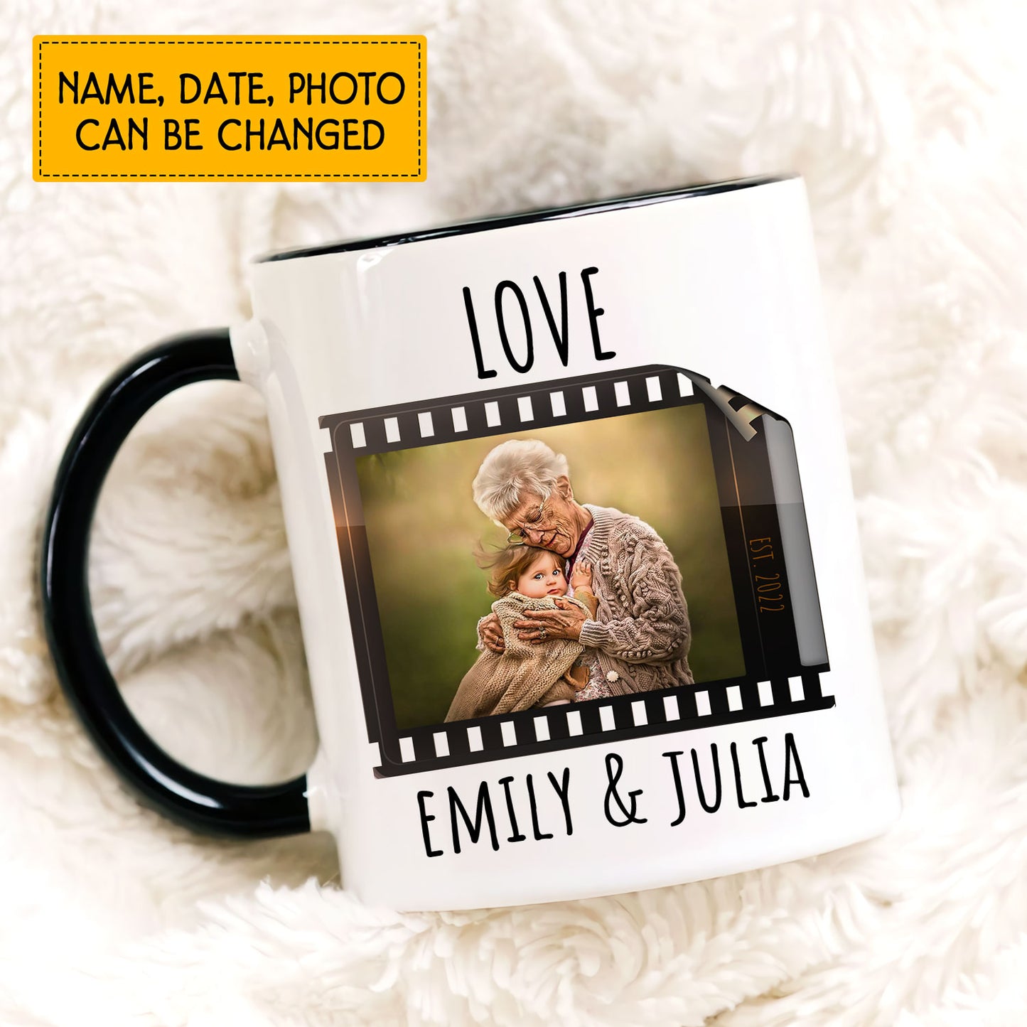 Best Great Grandma Ever Custom Mug With Your Name & Photo