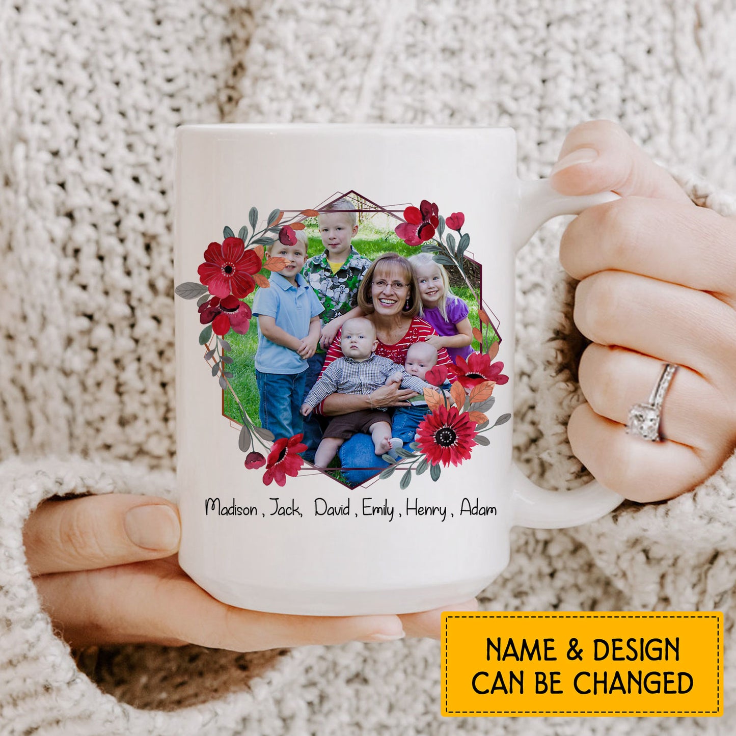 My Favorite People Call Me Great Grandma Custom Grandkids Photo, Names Personalizedwitch