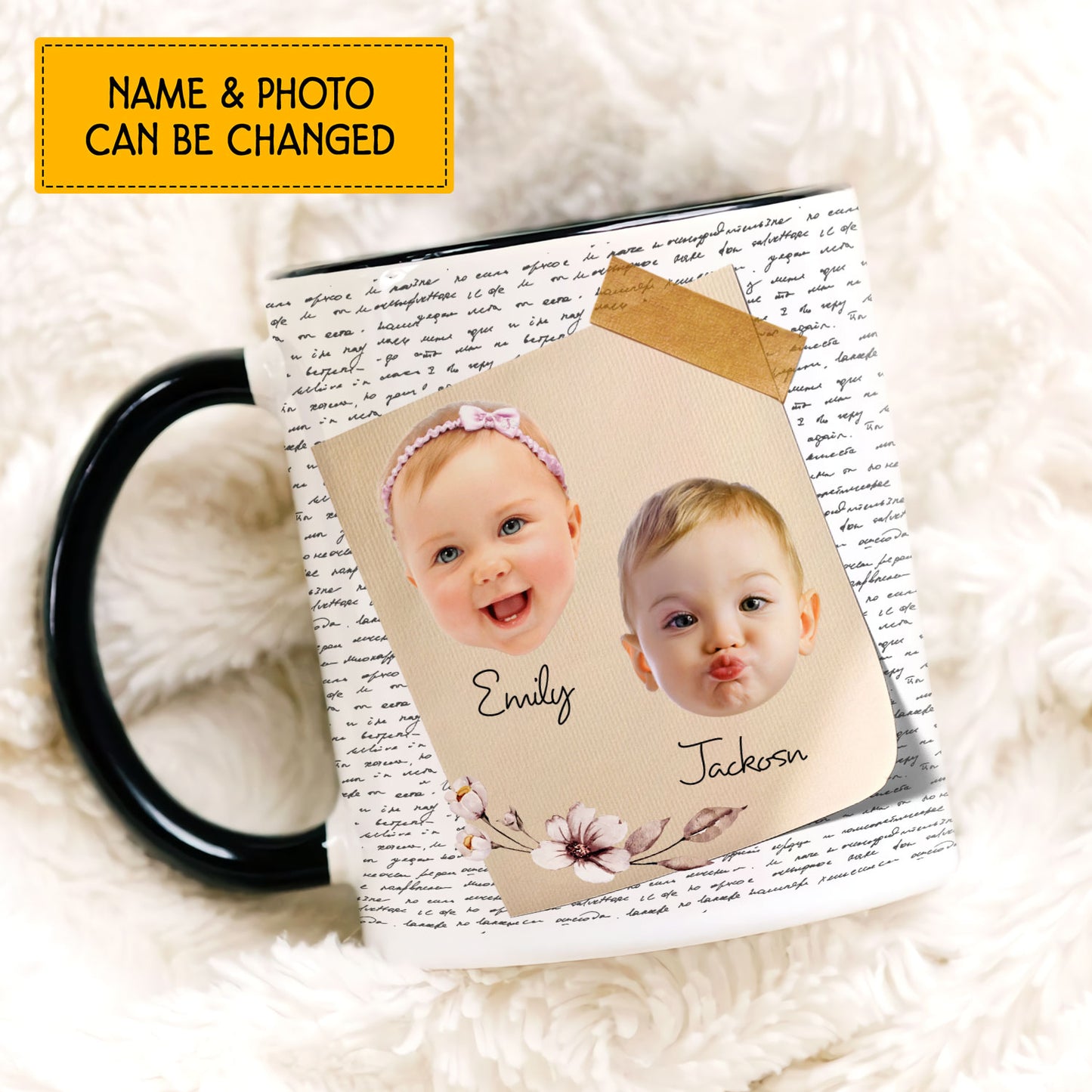 We Love Our Great Grandma Custom Mug With Your Name & Photo