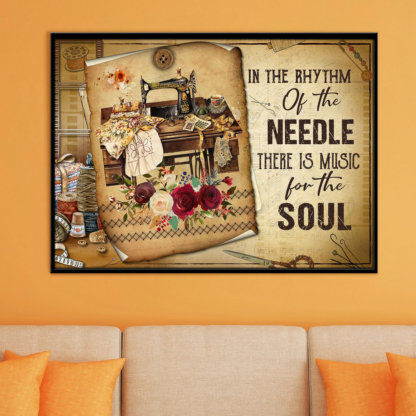 In The Rhythm Of The Needle There Is Music For The Soul 1 Poster