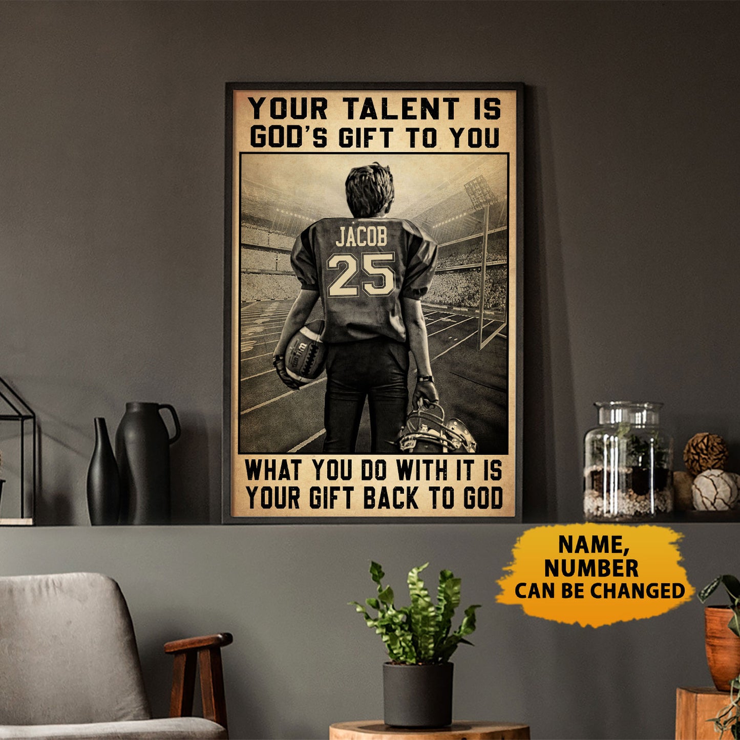 Your Talent Is God’s Gift To You Personalizedwitch Poster