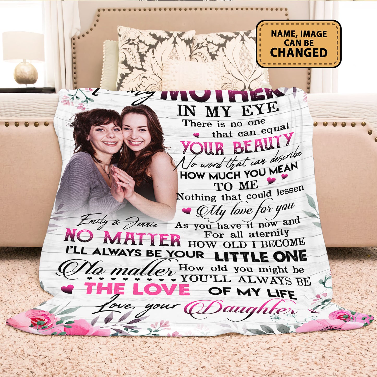 To My Mother You'll Always Be The Love Of My Life Fleece Blanket