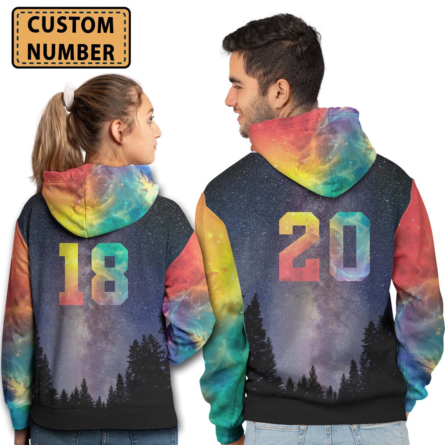 Matching 3D All Over Print Hoodie King And Queen 2 Personalizedwitch For Couple