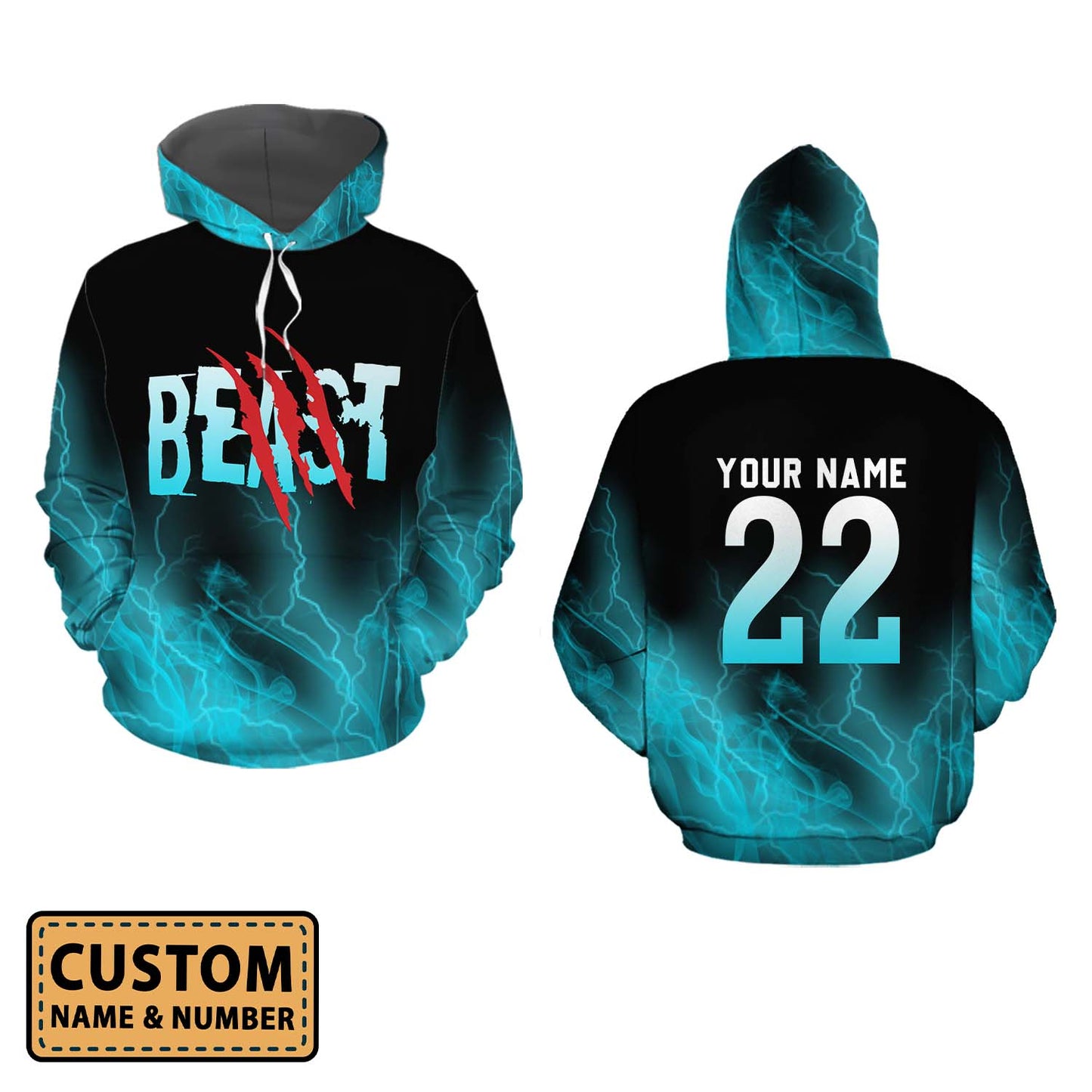 Personalized The Beauty And The Beast Custom Number