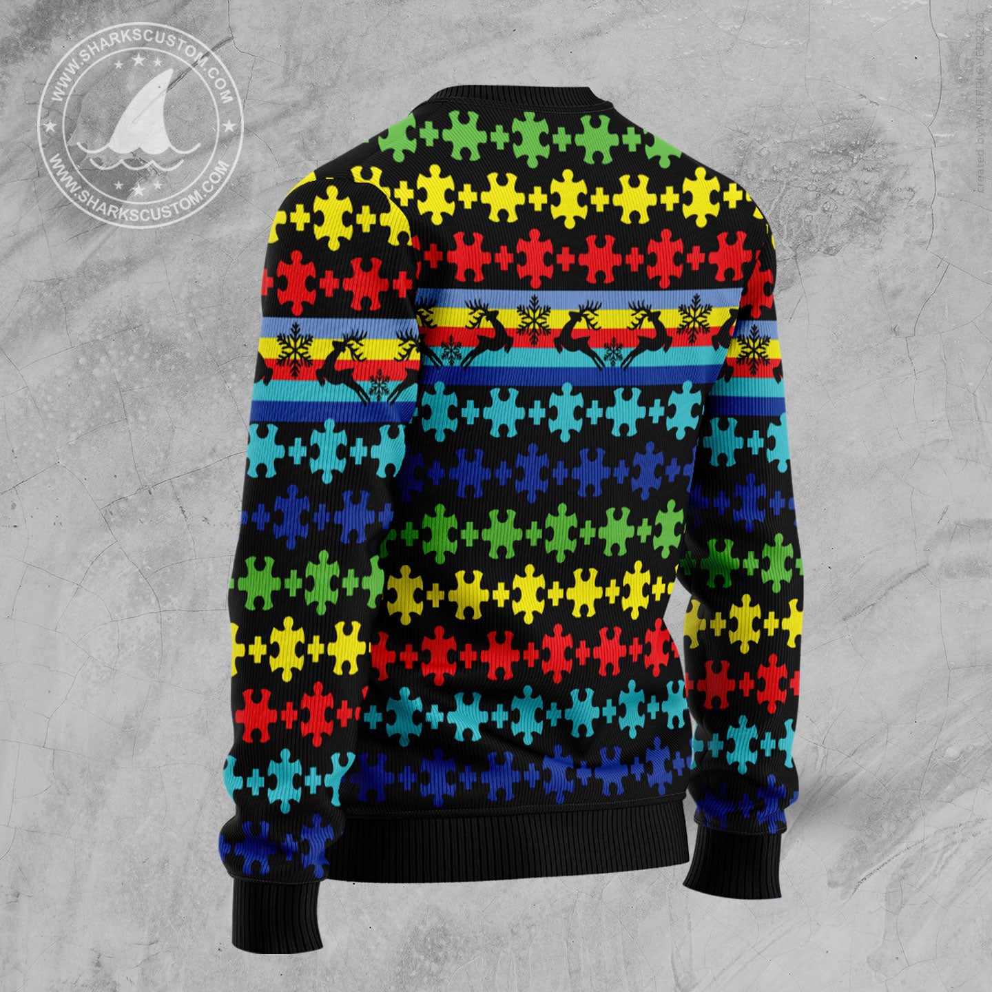 Autism Mom TG51125 Ugly Christmas Sweater