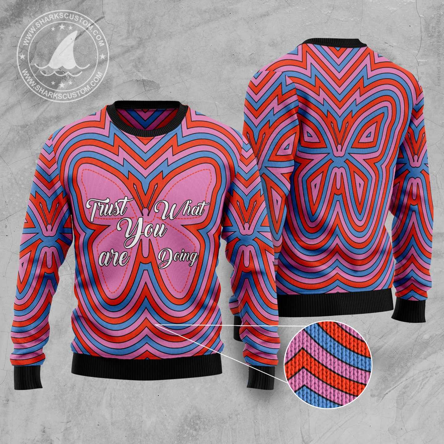 Butterfly Trust TY2910 Ugly Christmas Sweater