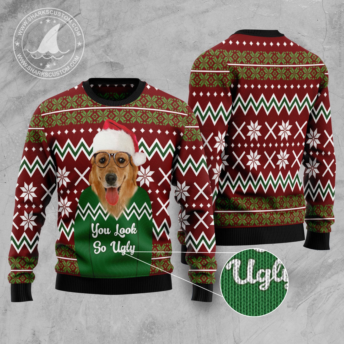 Labrador Retriever You Look So Ugly TY0211 Ugly Christmas Sweater