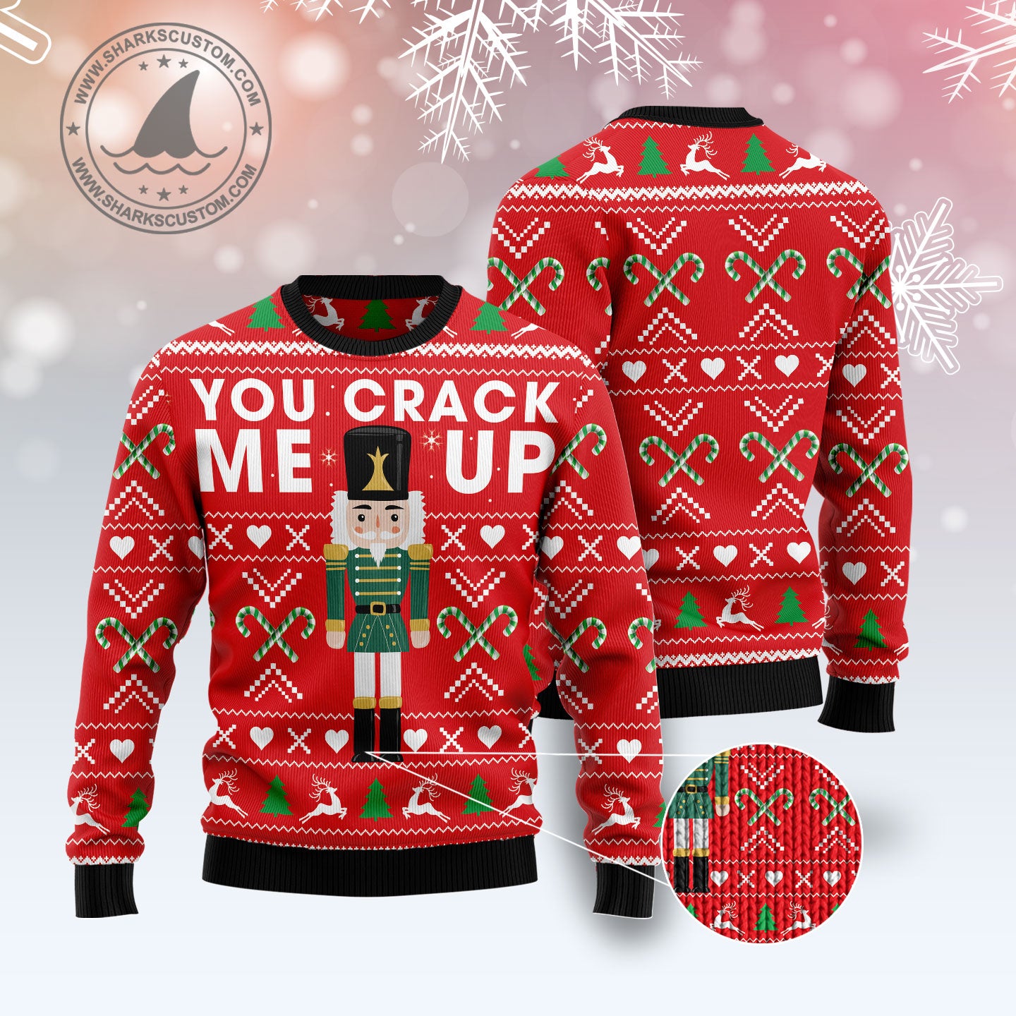Awesome Nutcracker G51014 - Ugly Christmas Sweater