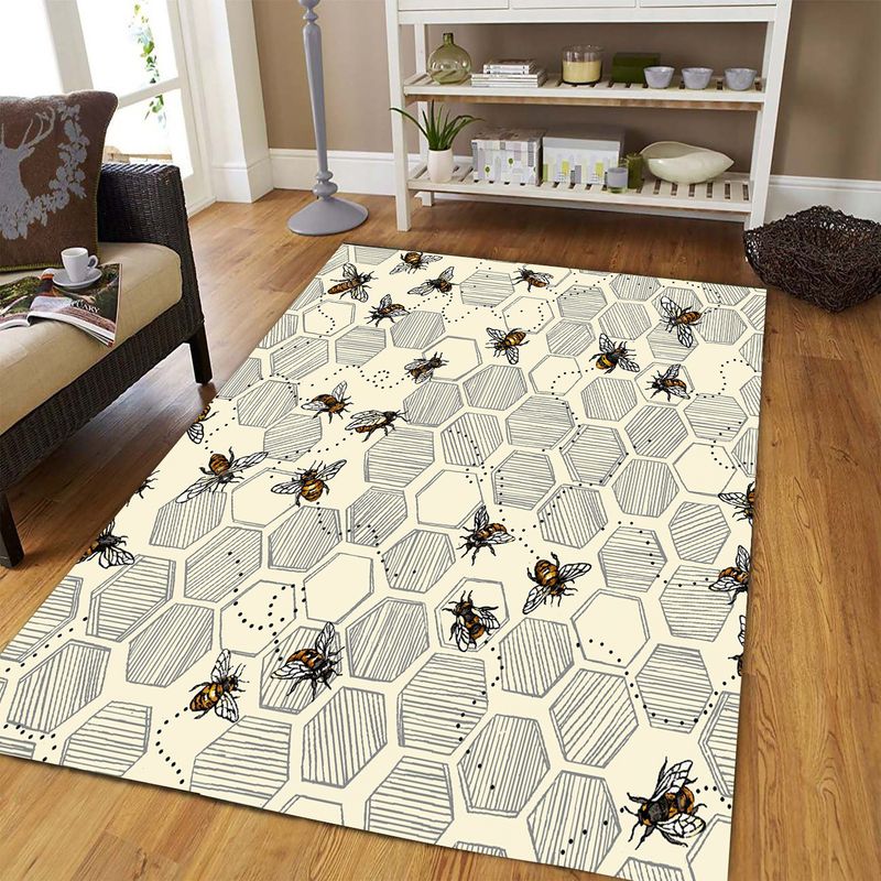 Vintage Bee - Rectangle Rug