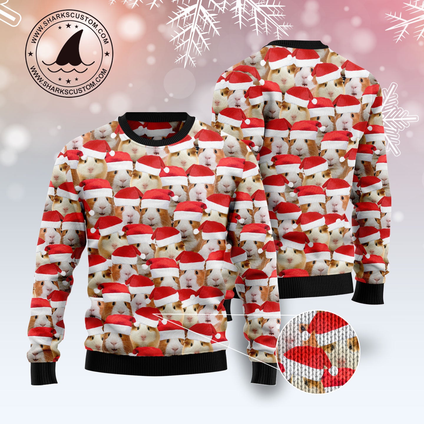 Guinea Pig Group Awesome TY0511 Ugly Christmas Sweater