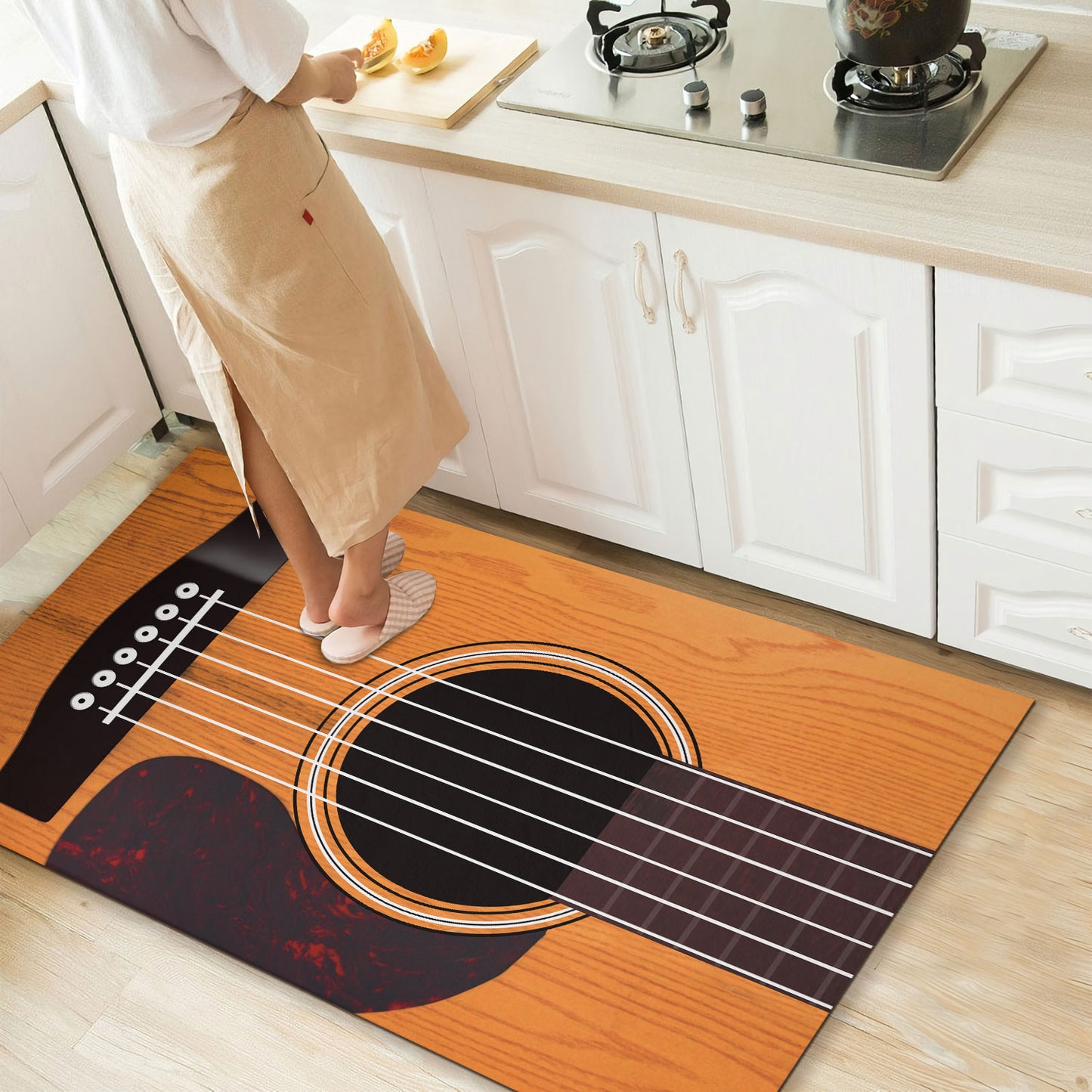 Guitar Basic Rectangle Rug