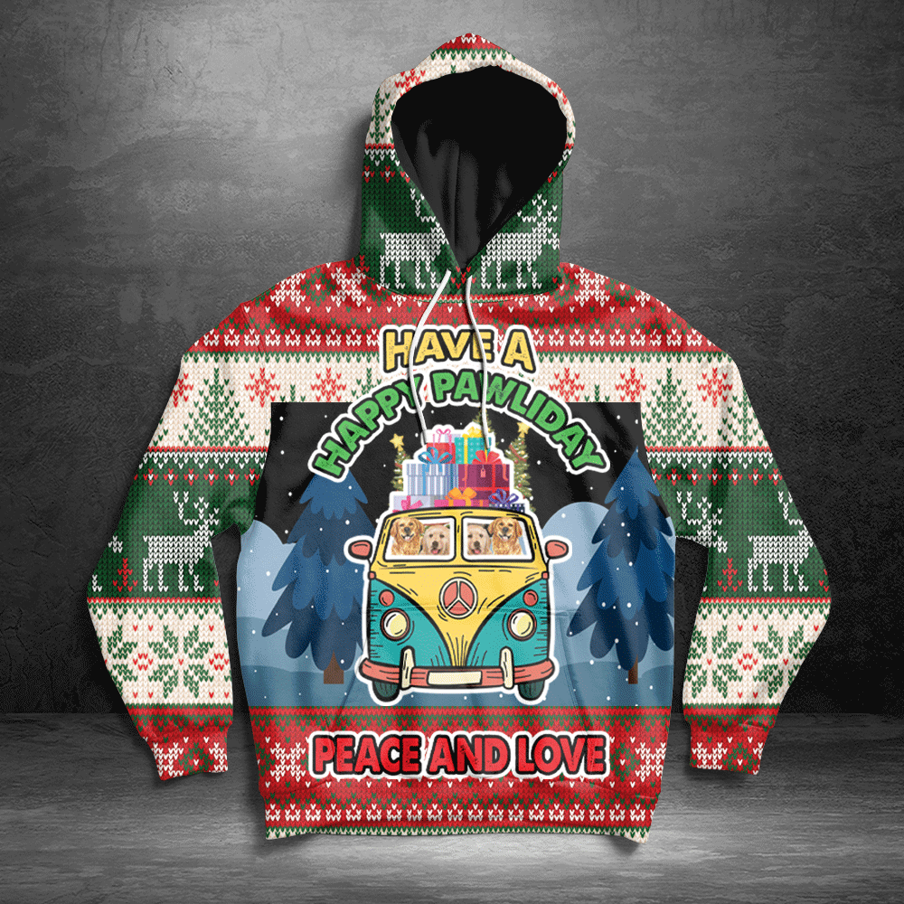 Golden Retriever HT171103 - All Over Print Unisex Hoodie