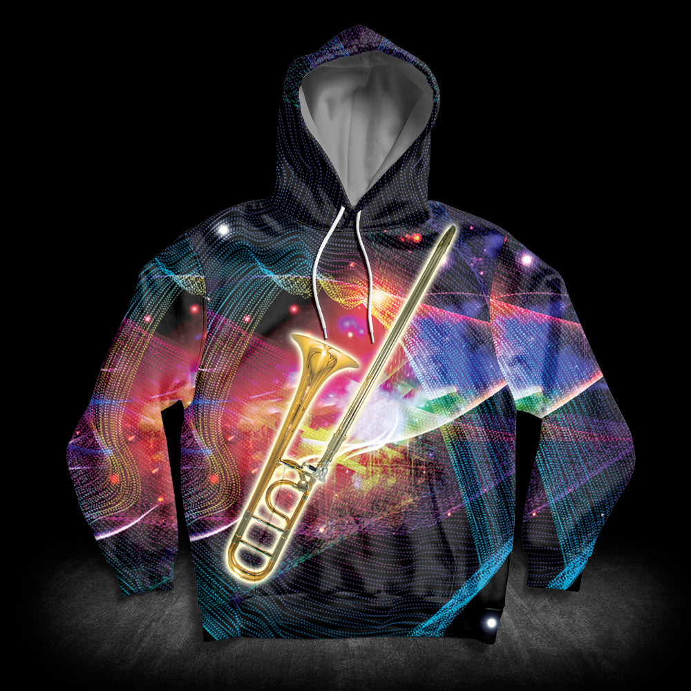 Stunning Trombone HT111206 Unisex womens & mens, couples matching, friends, funny family sublimation 3D hoodie christmas holiday gifts (plus size available)