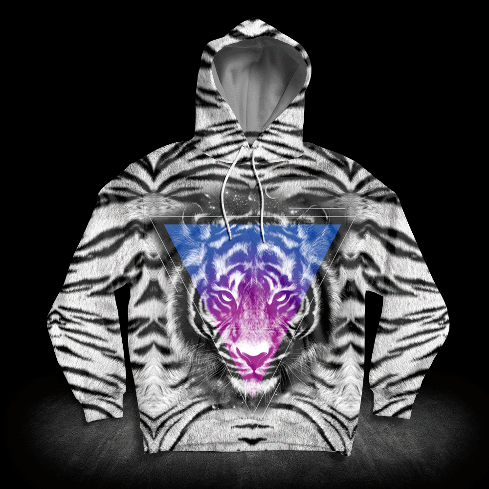 Tiger HT261102 Unisex womens & mens, couples matching, friends, funny family sublimation 3D hoodie christmas holiday gifts (plus size available)
