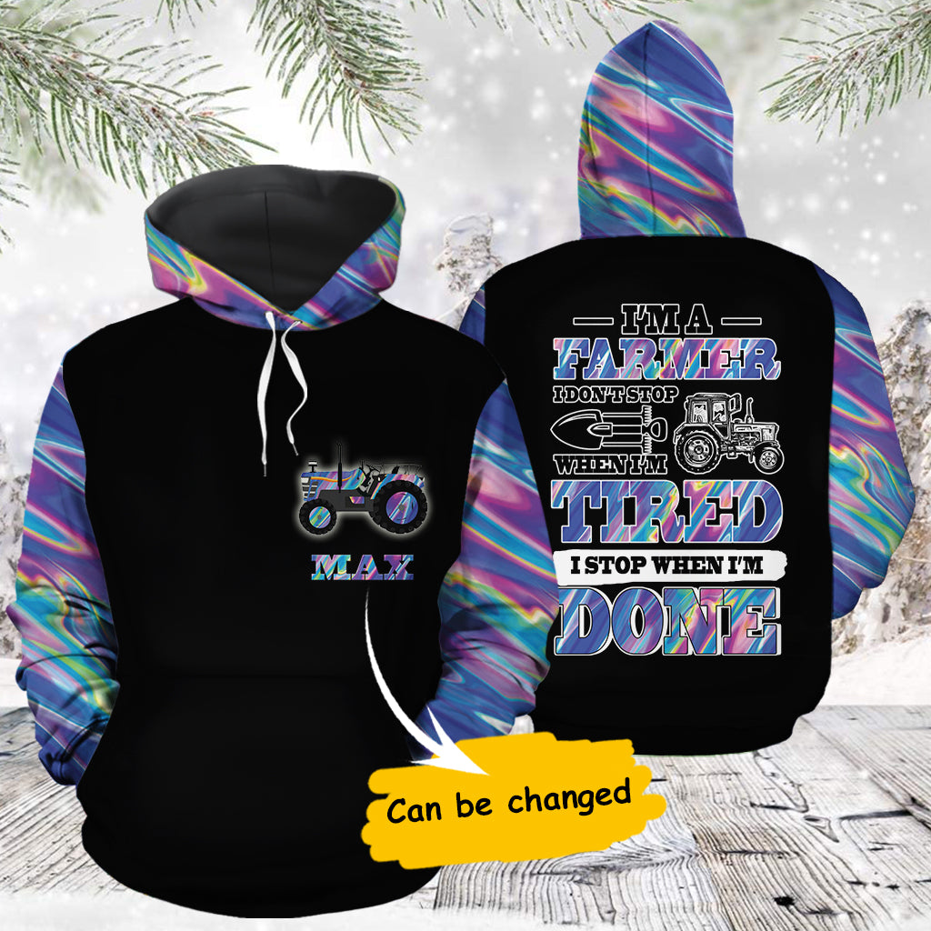 Farmer I Don‘t Stop T1911 - All Over Print Unisex Hoodie