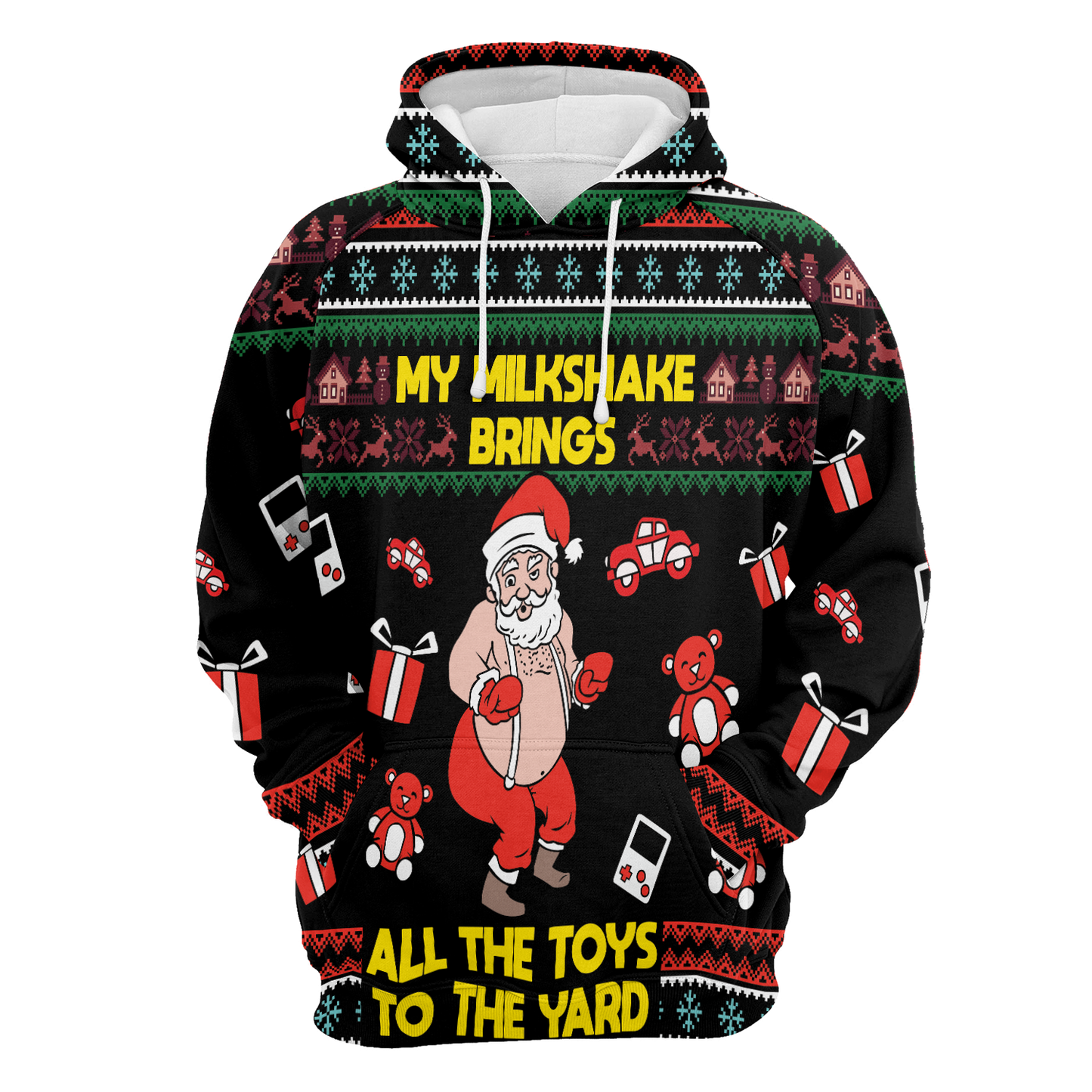 My Milkshake Bring Christmas All Over Print Unisex Hoodie