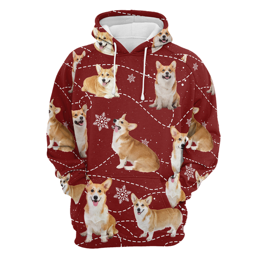 Cute Corgi All Over Print Unisex Hoodie