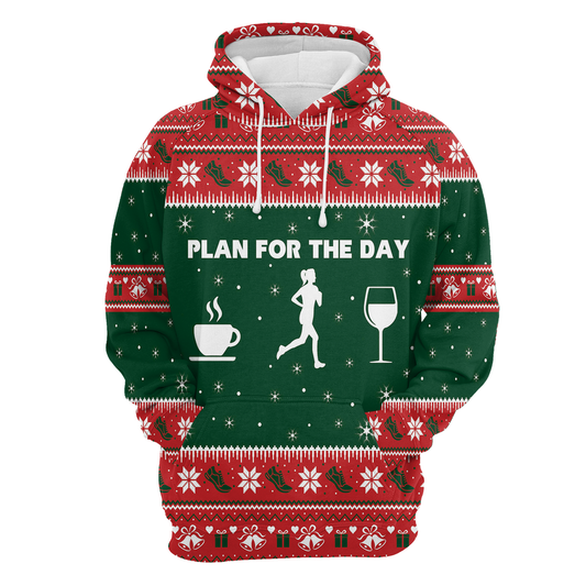 Plan For The Day All Over Print Unisex Hoodie
