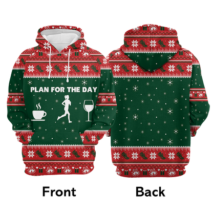 Plan For The Day All Over Print Unisex Hoodie