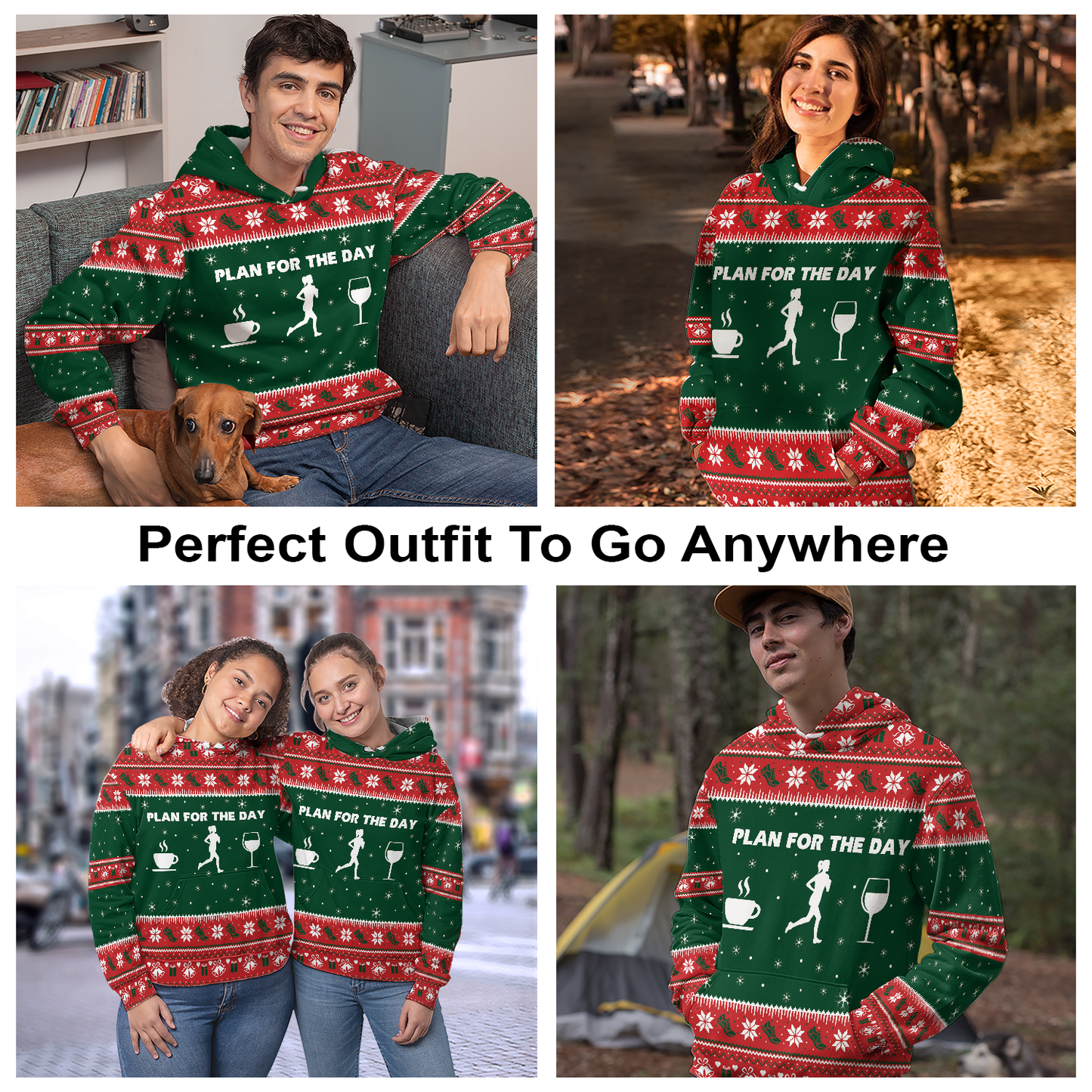 Plan For The Day All Over Print Unisex Hoodie