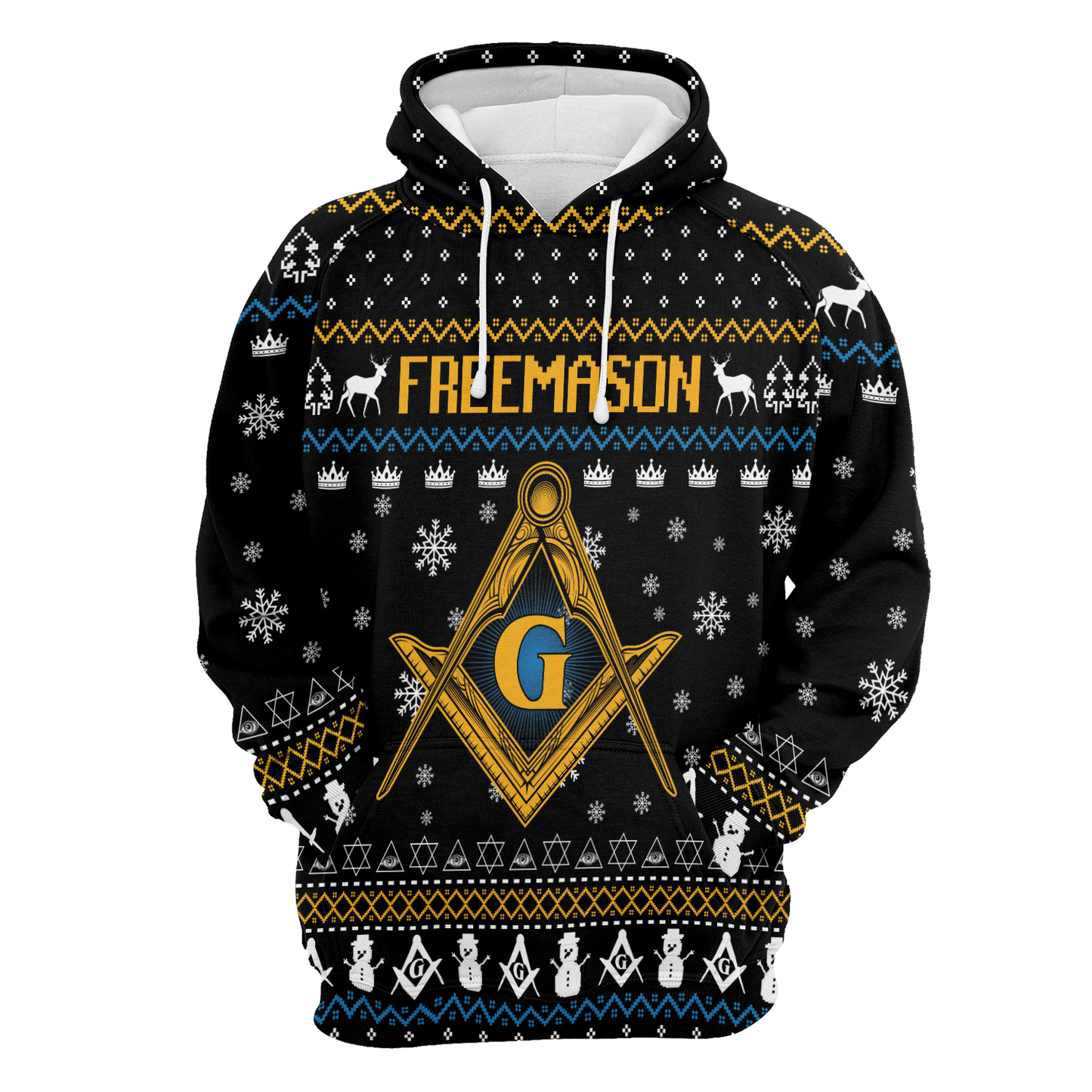 Freemason All Over Print Unisex Hoodie