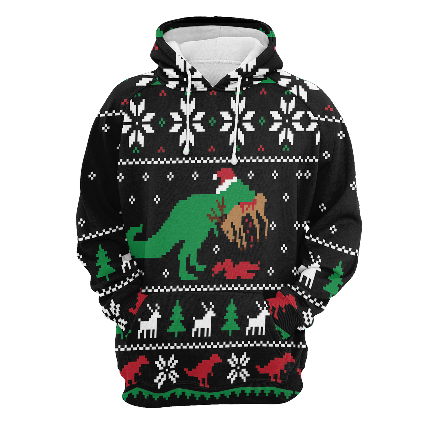 Dinosaur T-rex All Over Print Unisex Hoodie