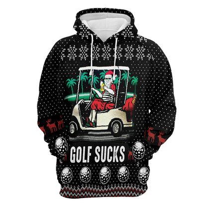 Golf Sucks All Over Print Unisex Hoodie