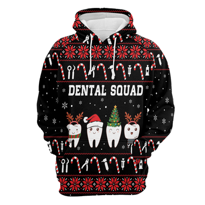 Dental Squad All Over Print Unisex Hoodie
