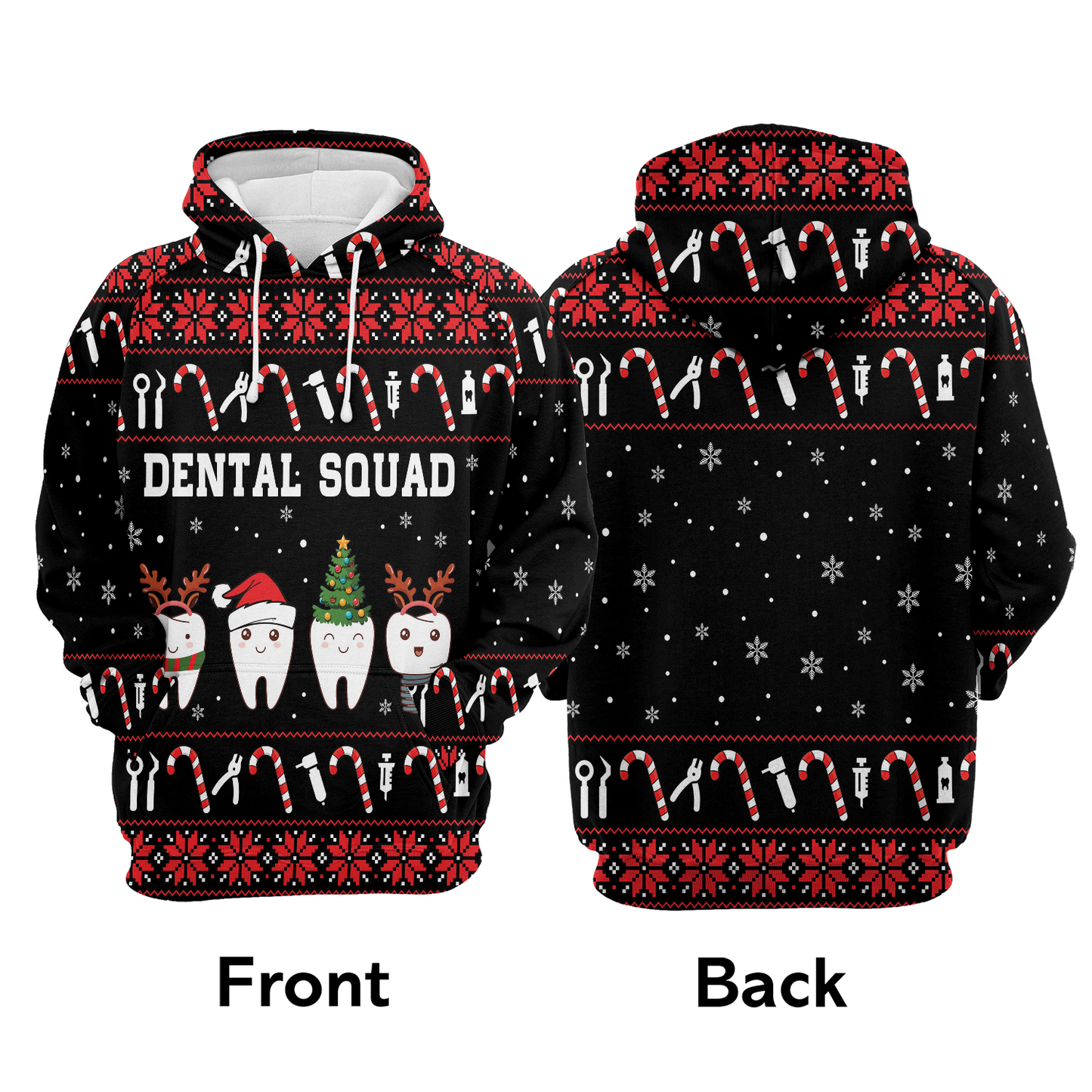 Dental Squad All Over Print Unisex Hoodie