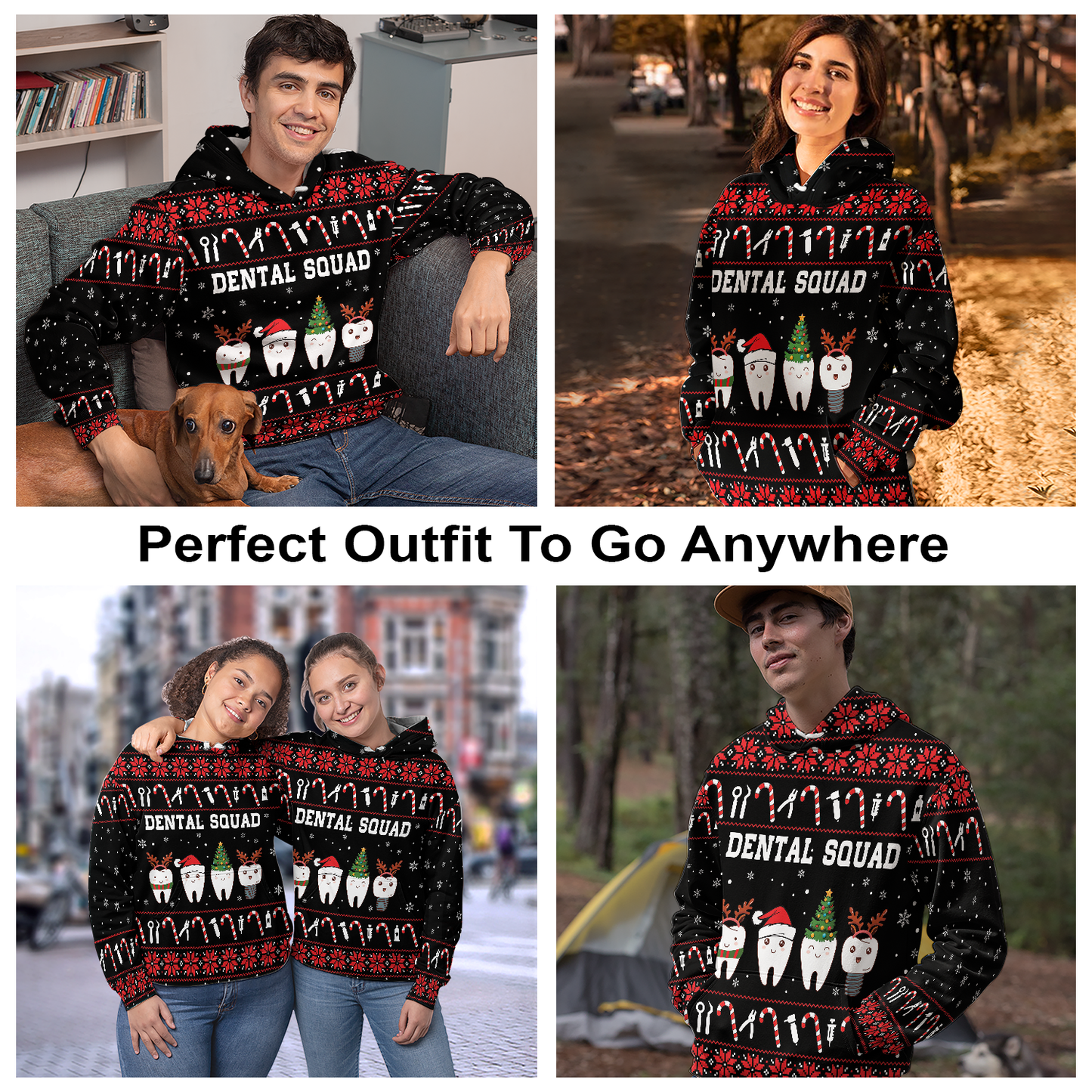 Dental Squad All Over Print Unisex Hoodie