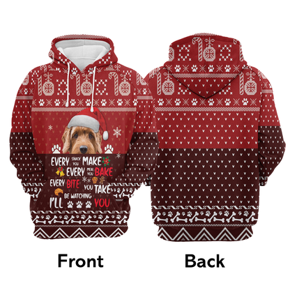 Goldendoodle Will Be Watching You All Over Print Unisex Hoodie