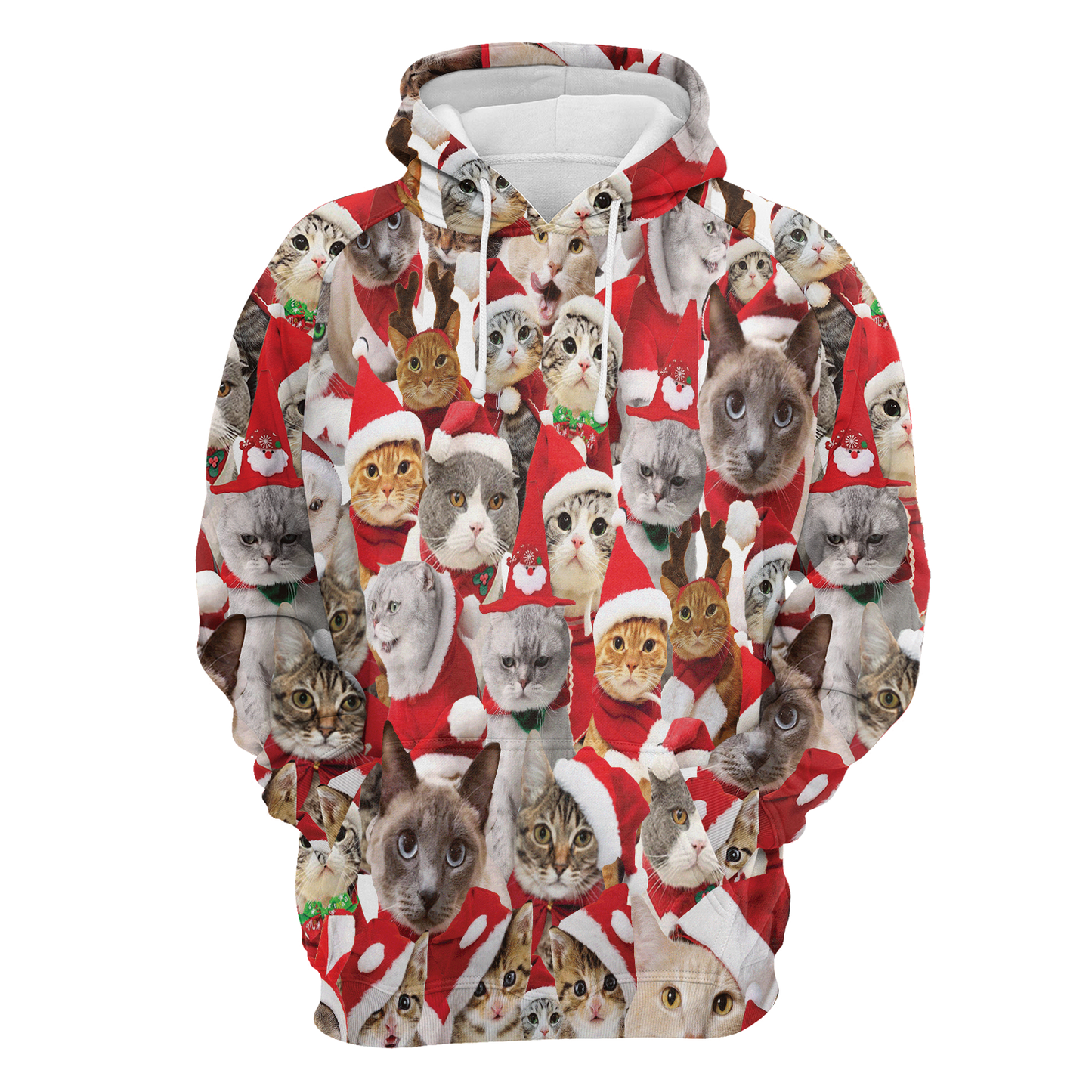 Lovely Cats All Over Print Unisex Hoodie