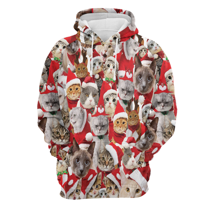 Lovely Cats All Over Print Unisex Hoodie