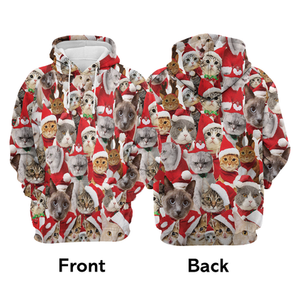 Lovely Cats All Over Print Unisex Hoodie