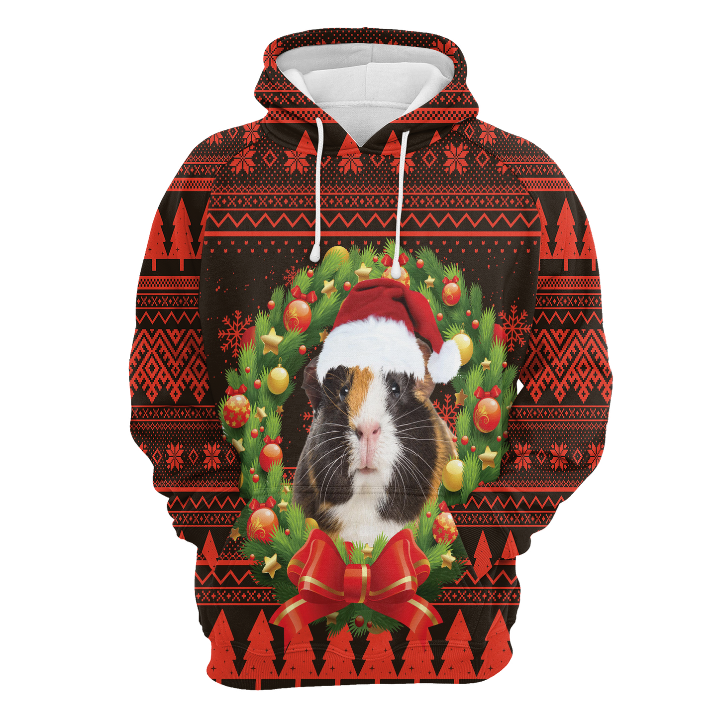 Cute Guinea Pig All Over Print Unisex Hoodie